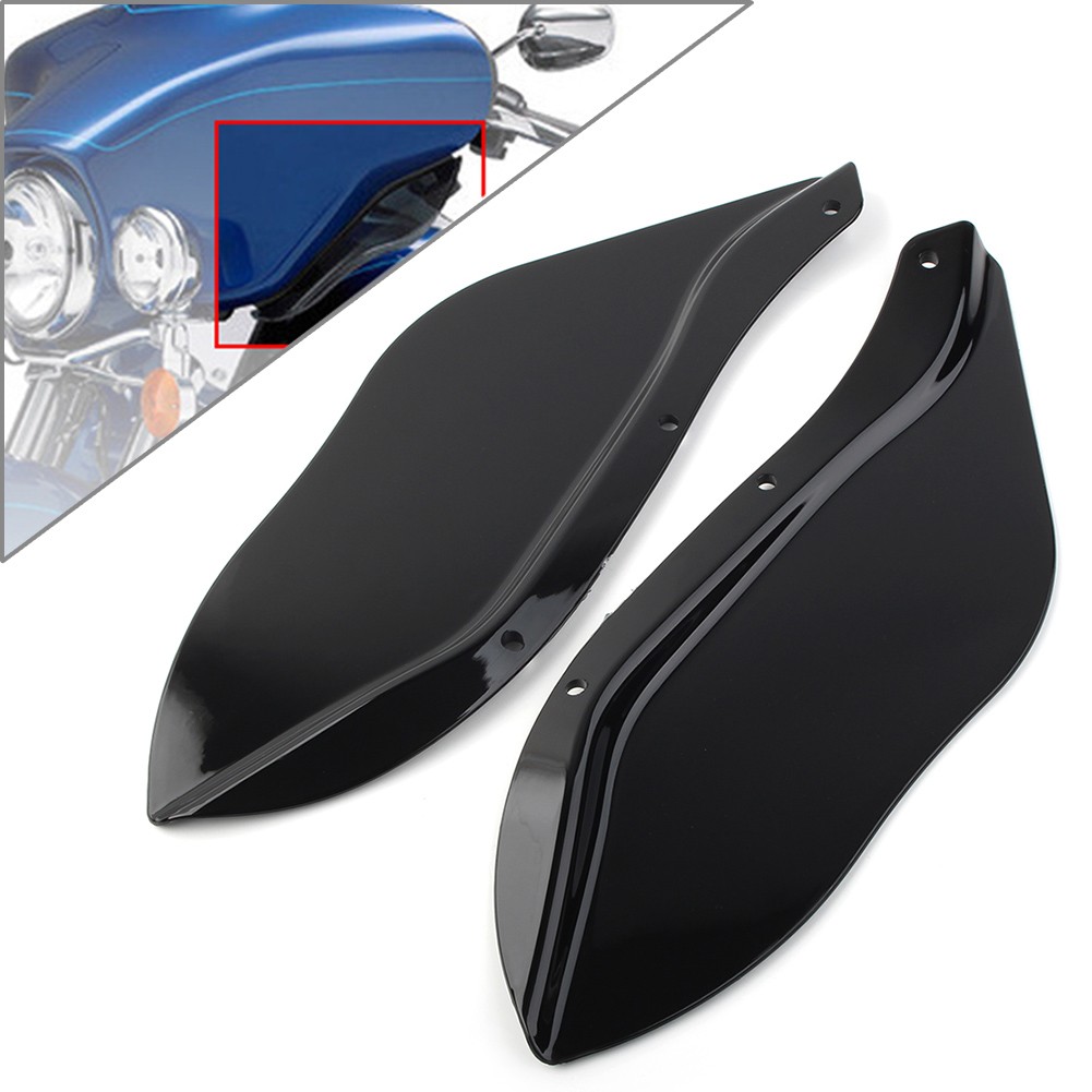 Side Fairing Windshield Air Deflector For Harley Street Electra Glide US Stock