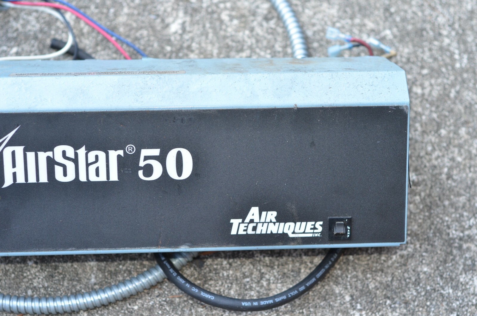 AIR TECHNIQUES AIRSTAR 50 AS50 ELECTRIC CONTROL BOX UNIT SWITCH ON / OFF