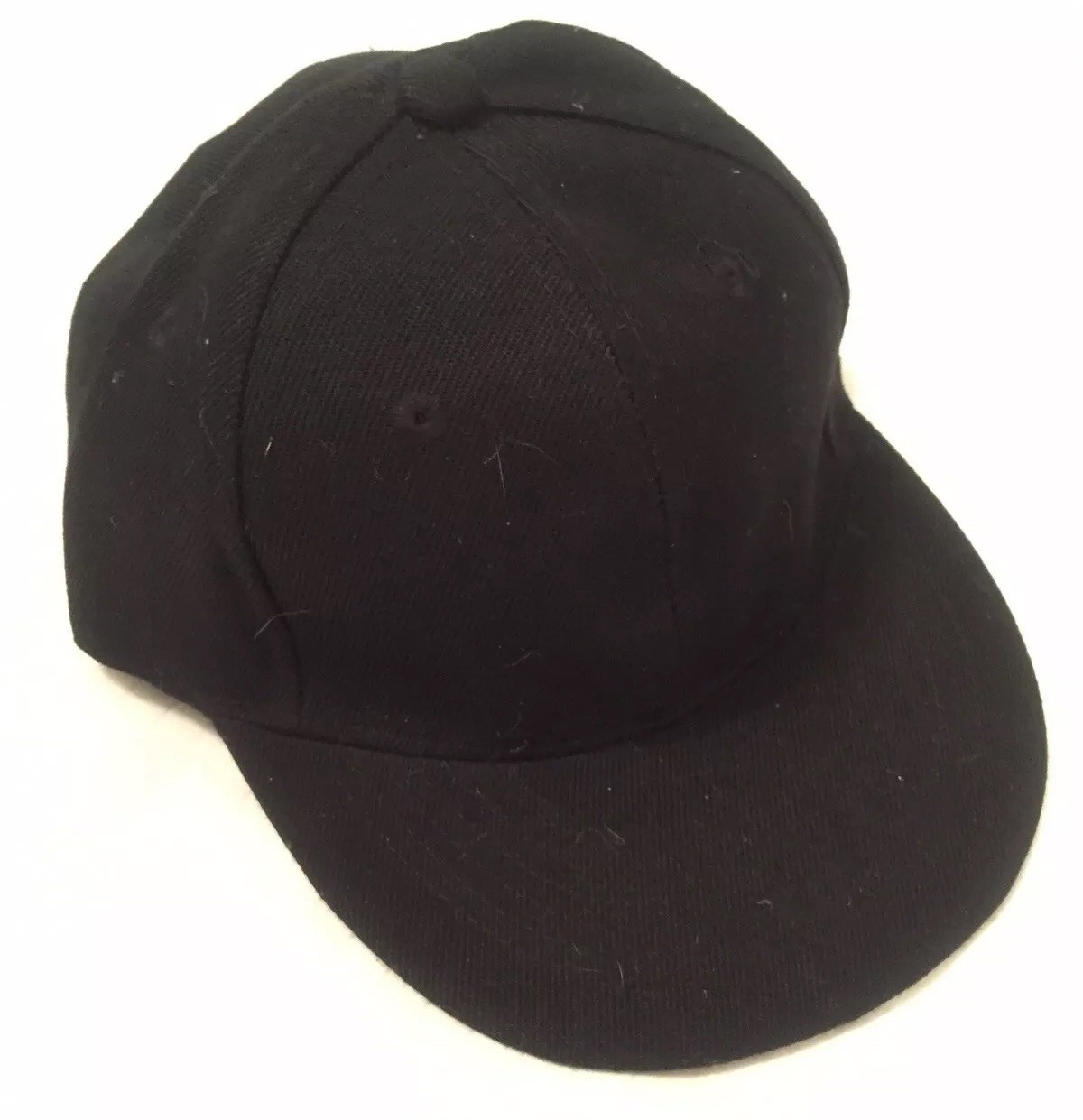 Weissman Black Baseball Hat Cap Child One Size Fits All Unisex