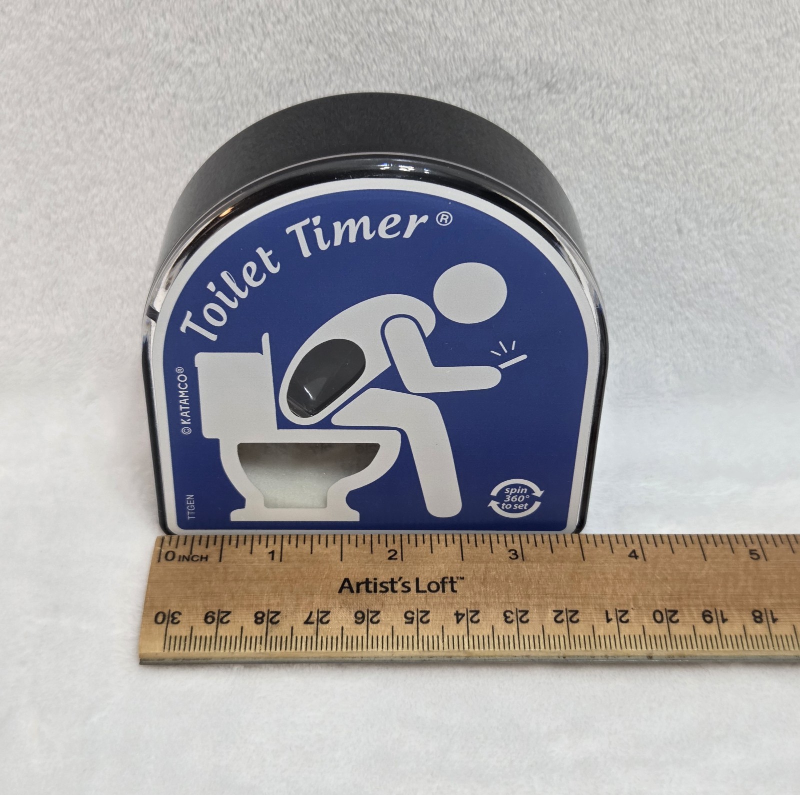 Toilet Timer by Katamco 5 Minute Timer Rotate 360 Degrees To Set