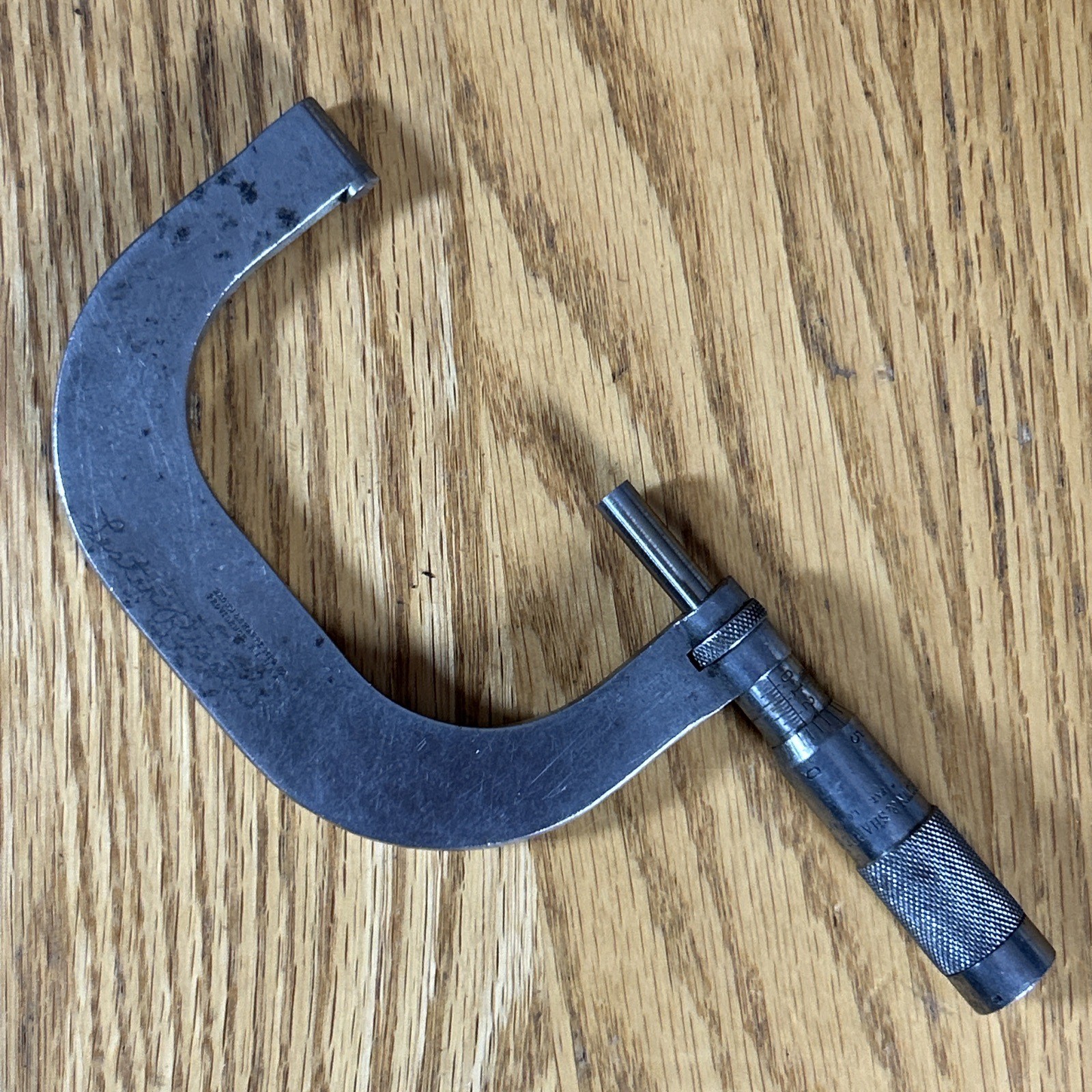 Vintage Brown & Sharpe Micrometer #52 3 Inch Machinist Tools Measuring