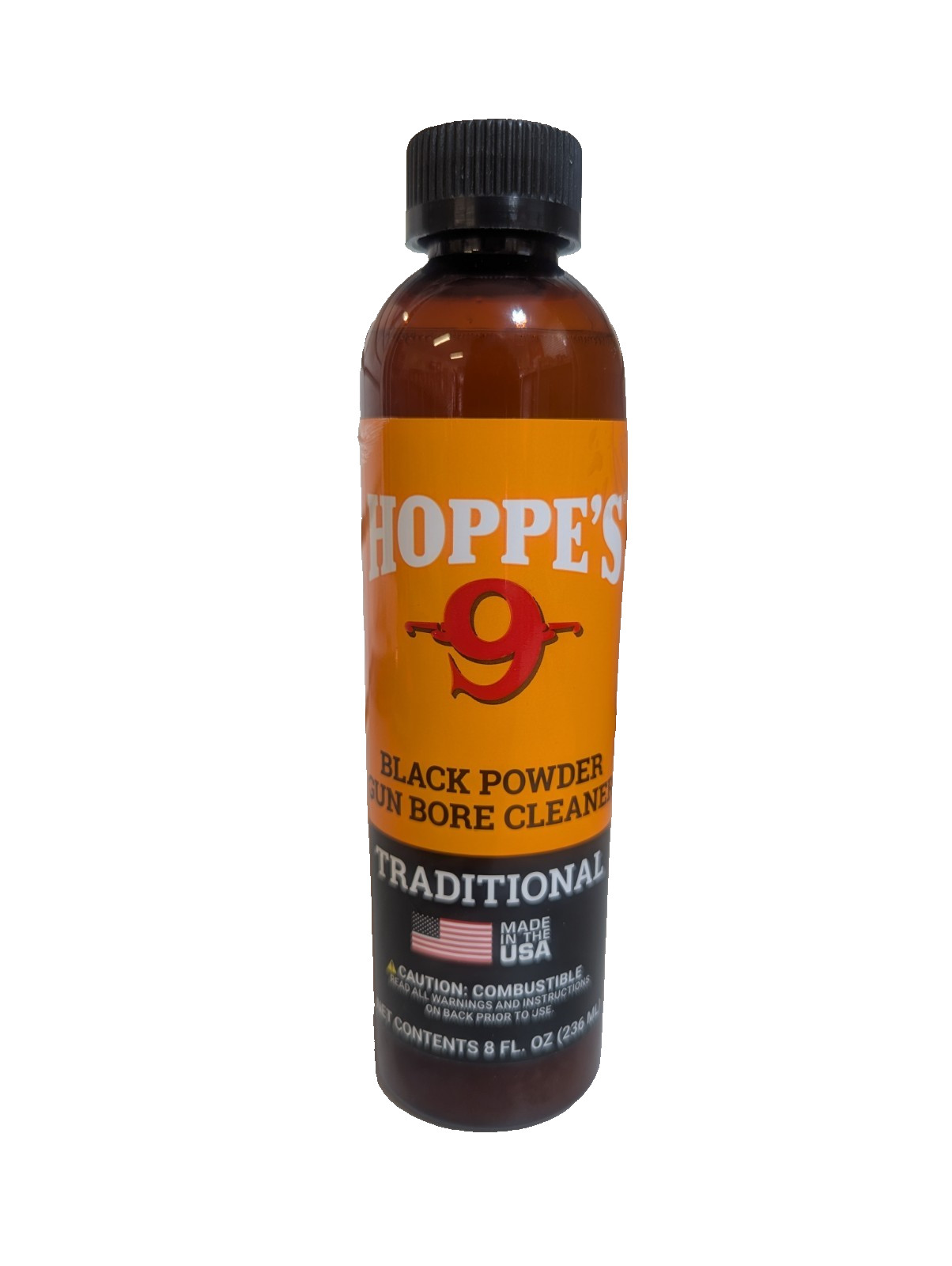Hoppes No. 9 Plus Black Powder Solvent and Gun Bore Cleaner 8 oz