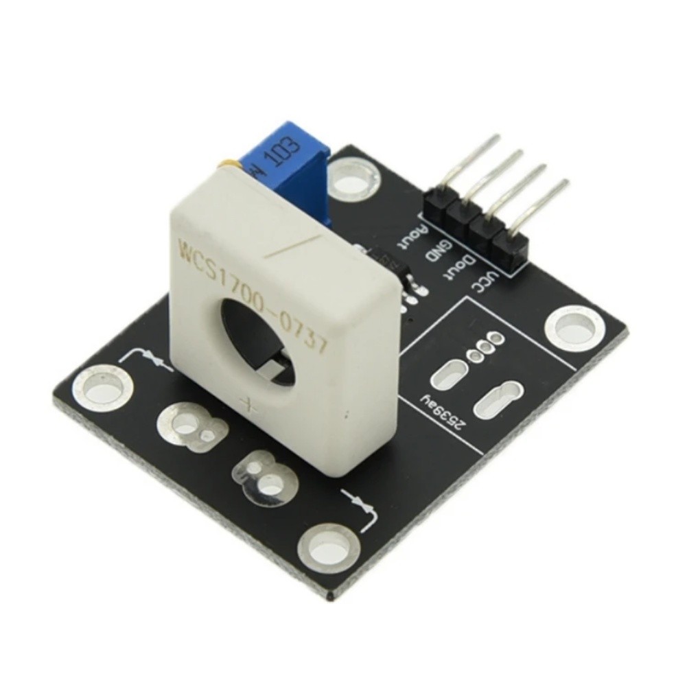 Hall Effect Current Sensor Module Compatible with Microcontrollers for Projects