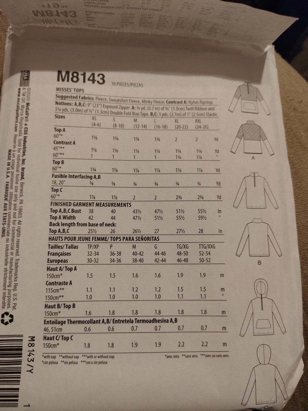 McCall's M8143