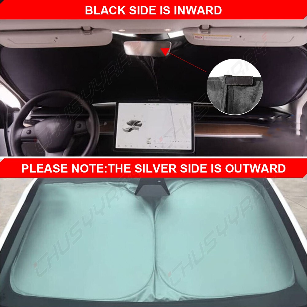 FOR Toyota Highlander Windshield Sun Shade Front Window Cover Visor UV Protector