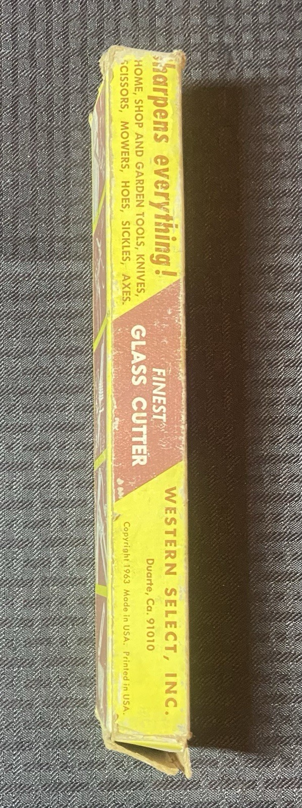 Vintage 1960s Selectool Master Sharpener In Original Box