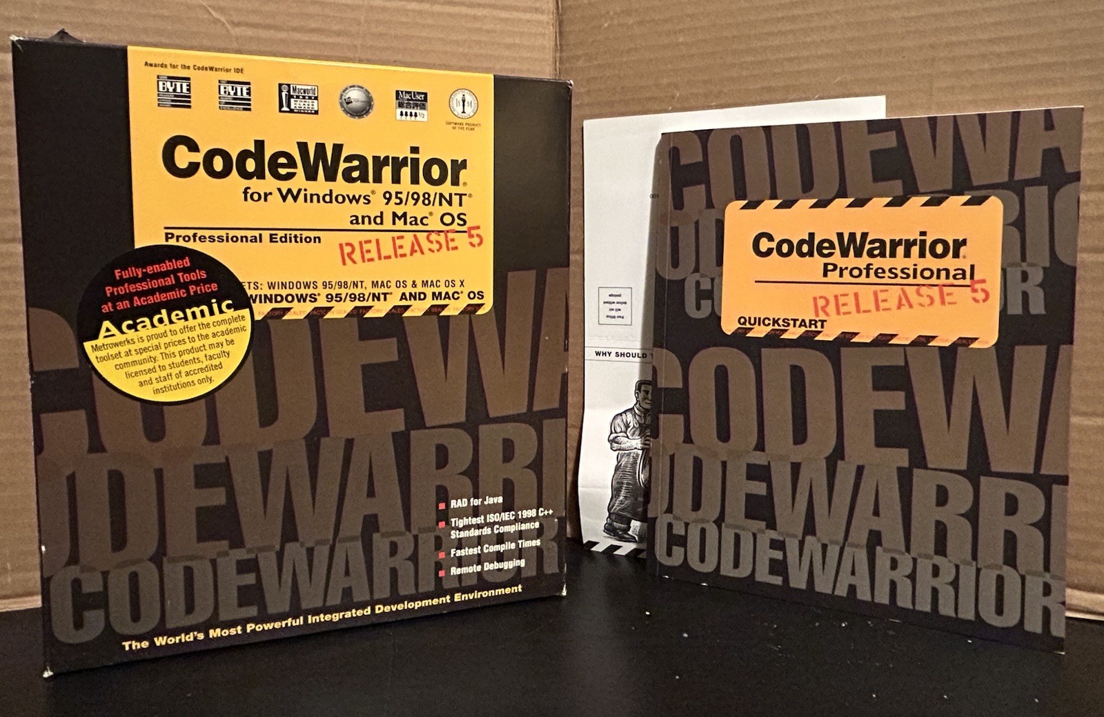 Code Warrior Professional Release 5 Academic Windows Mac OS Tool/Reference + 5.3
