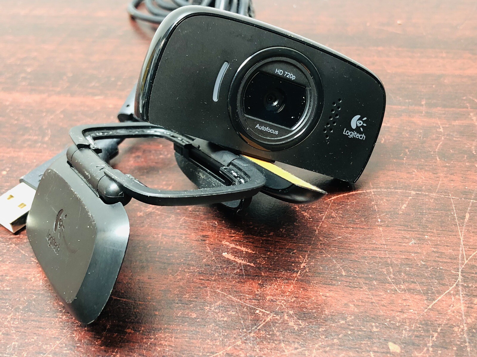 Logitech Reversible Webcam Camera HD 720p Foldable Auto-Focus USB Video V-U0023