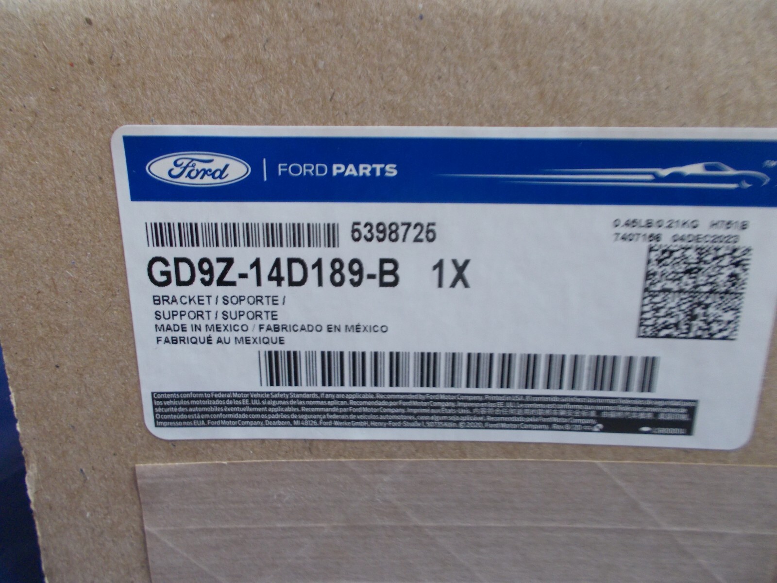 New Ford OEM Radar Sensor Mount Bracket GD9Z-14D189-B