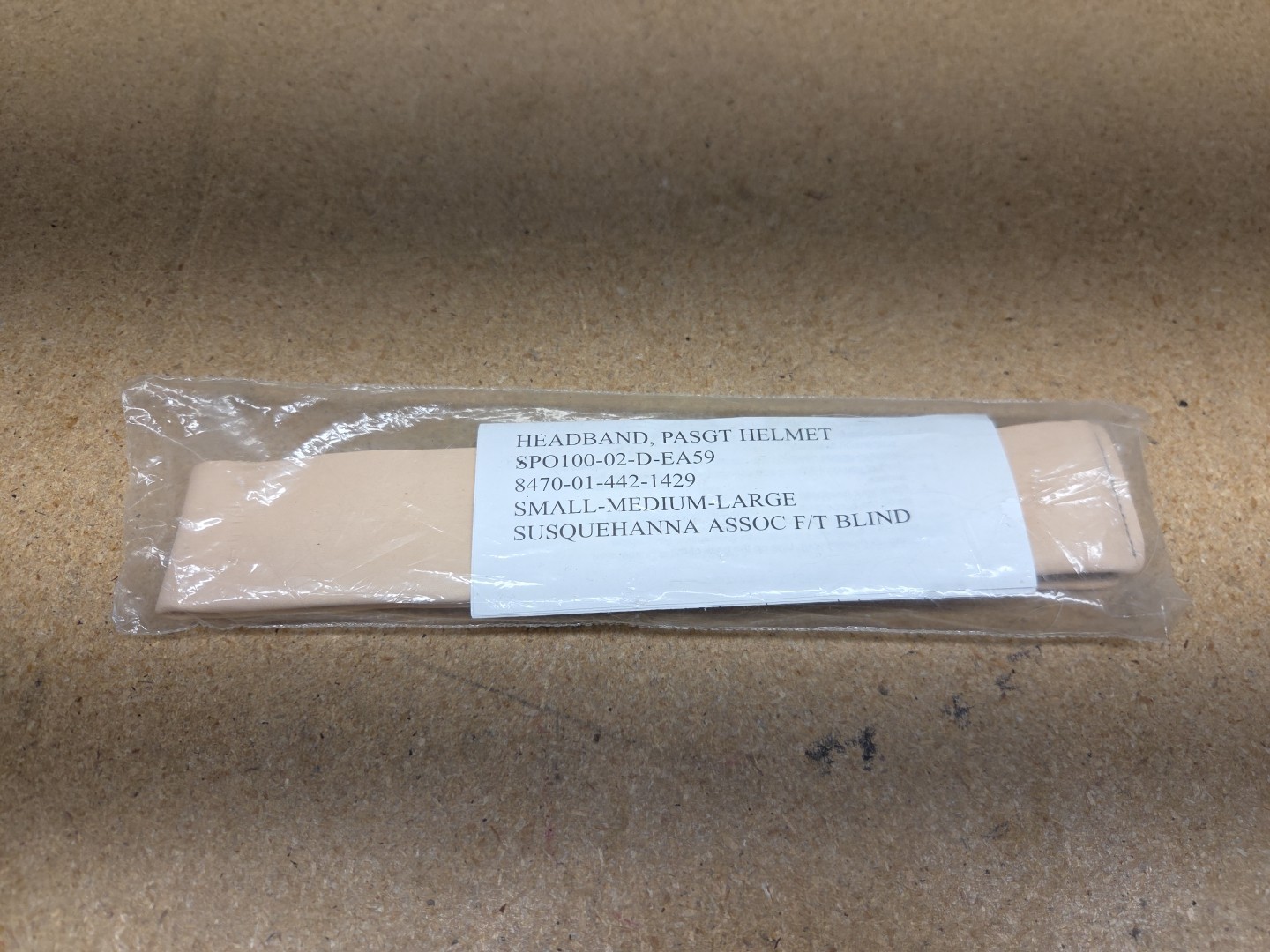US Military M1 Helmet Liner Headband Small-large USGI PASGT "o"