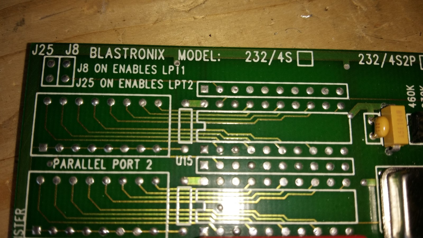 Blastronix 232/4S Rev E Assy for Ruska 7215 XI Digital Pressure Controller