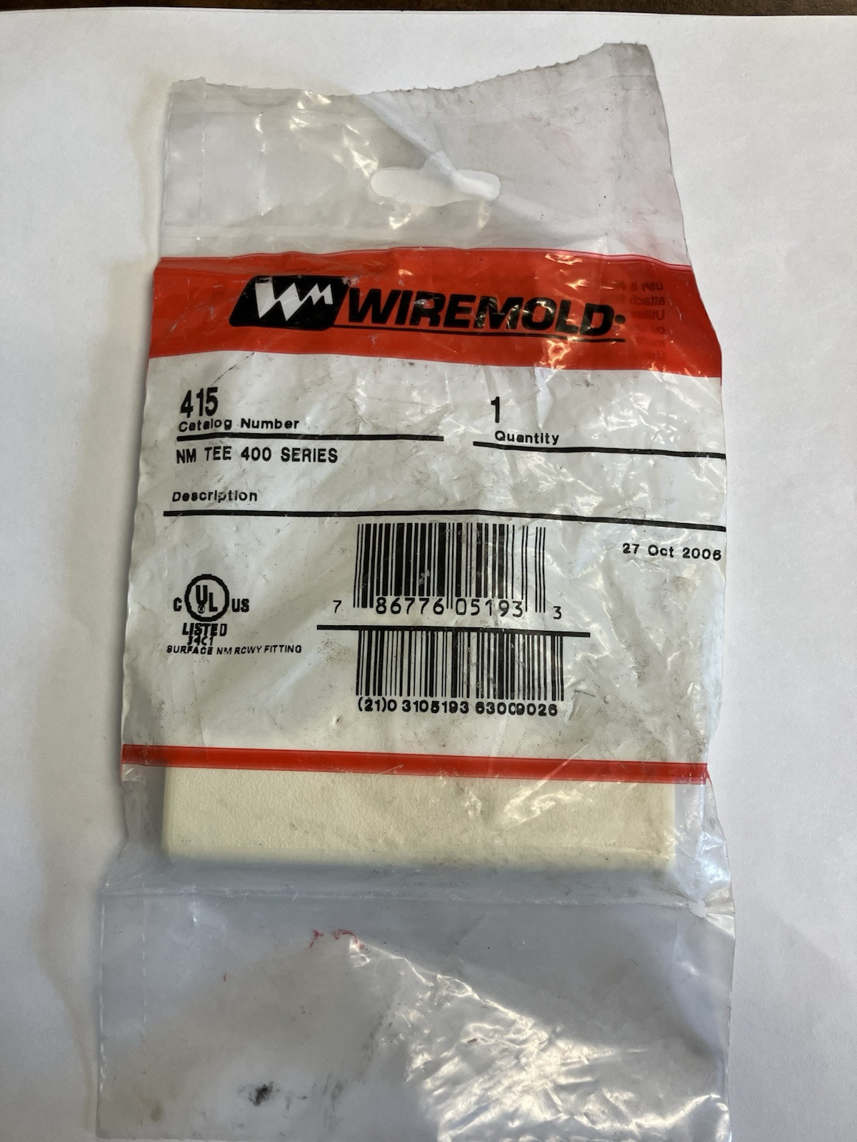 LEGRAND Wiremold NM TEE 415 for 400 Series Raceway