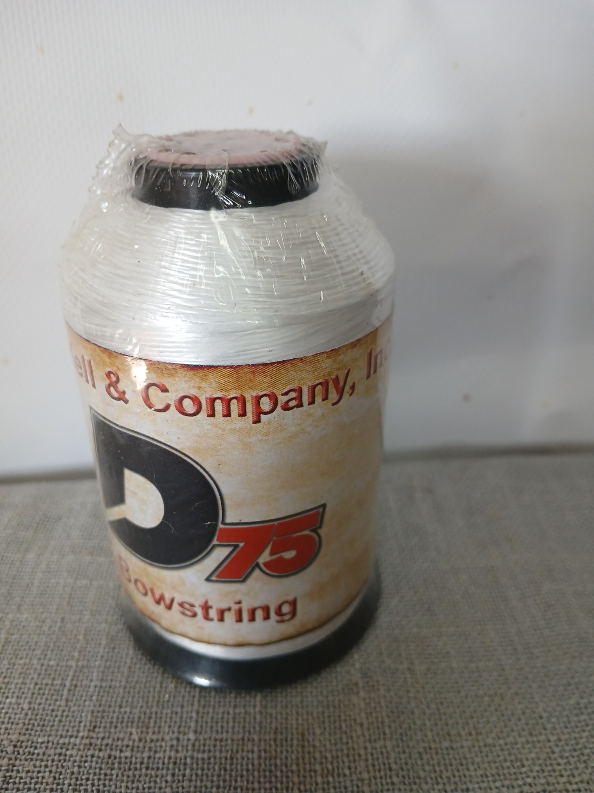 Brownell D75 Bowstring Material 1/4# Spool WHITE