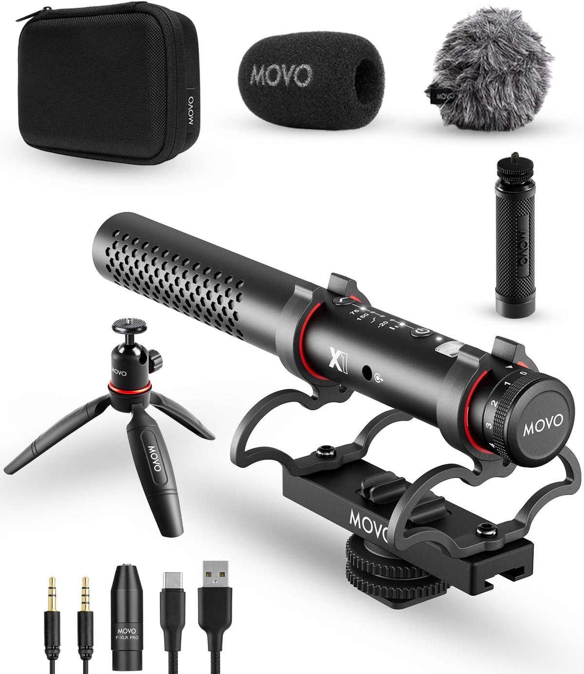 Movo VXR10-PRO Supercardioid Shotgun Microphone