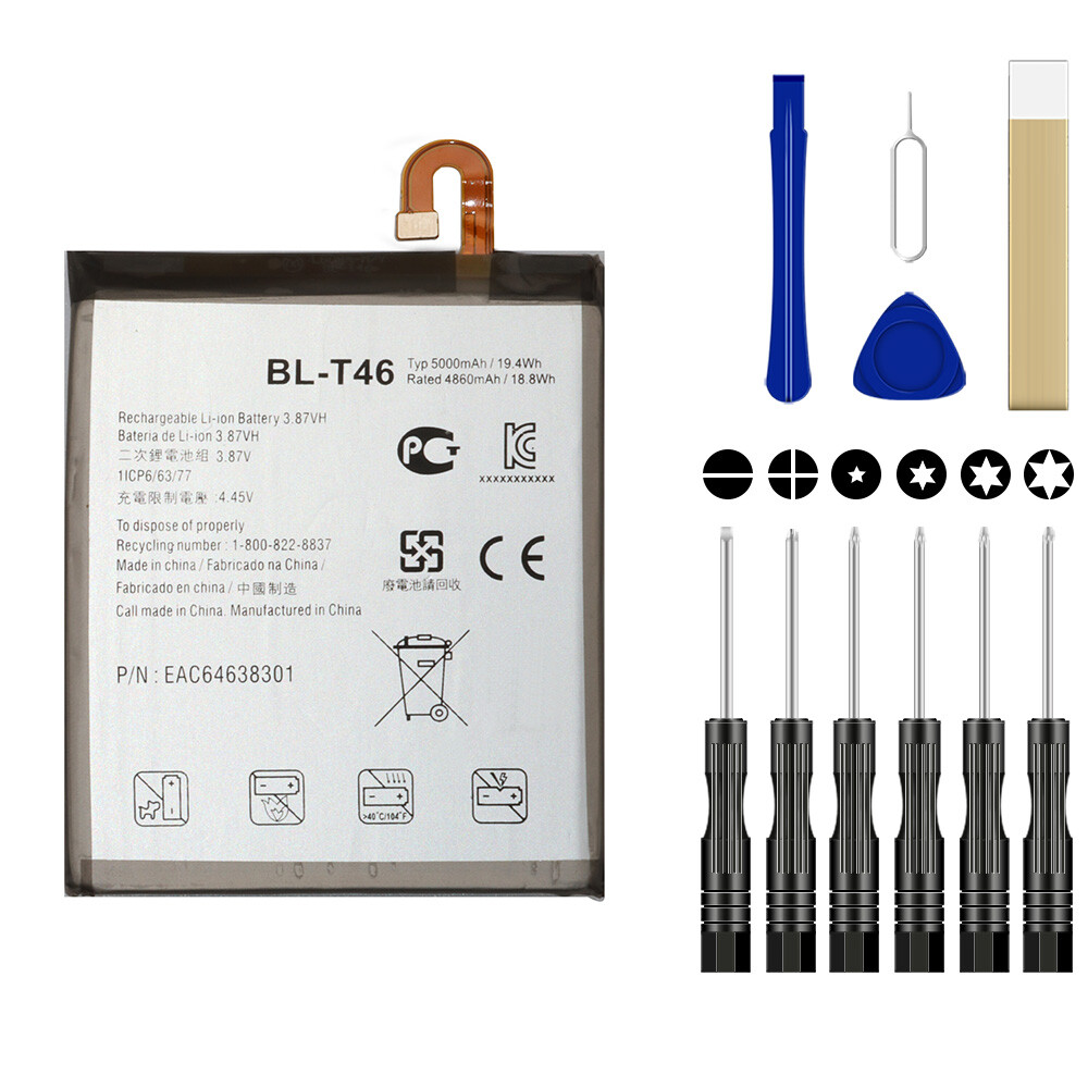 Replacement BL-T46 Battery For LG V60 ThinQ 5G LMV600TM LM-V600TM Tool