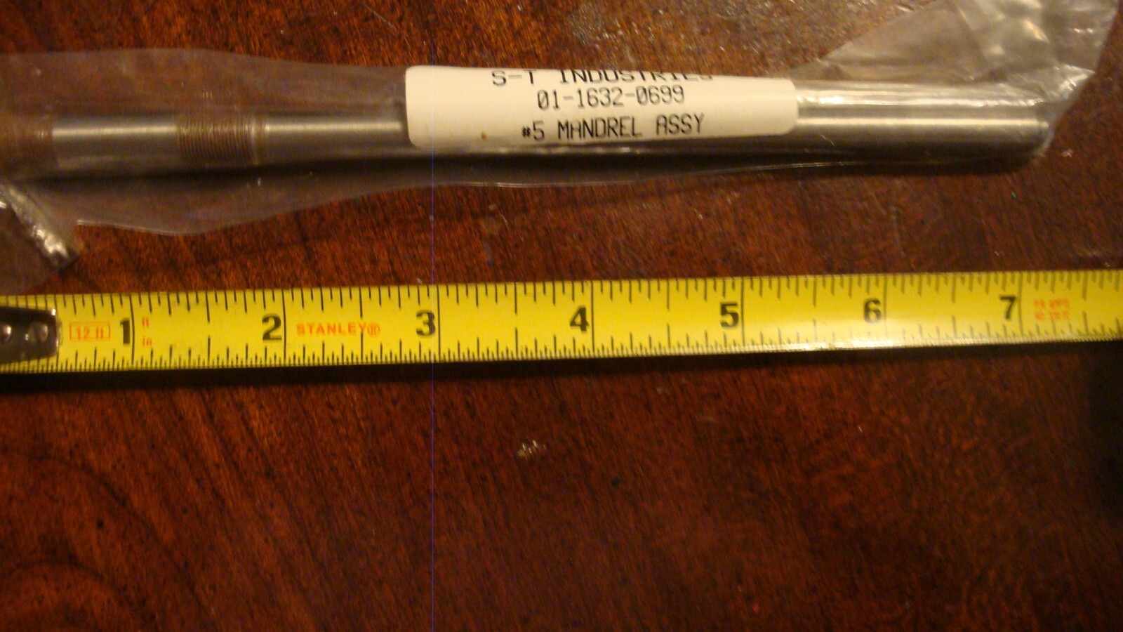 S-T Industries outside Micrometer #5 Mandrel Assy 7" long *Replacement Part* kit