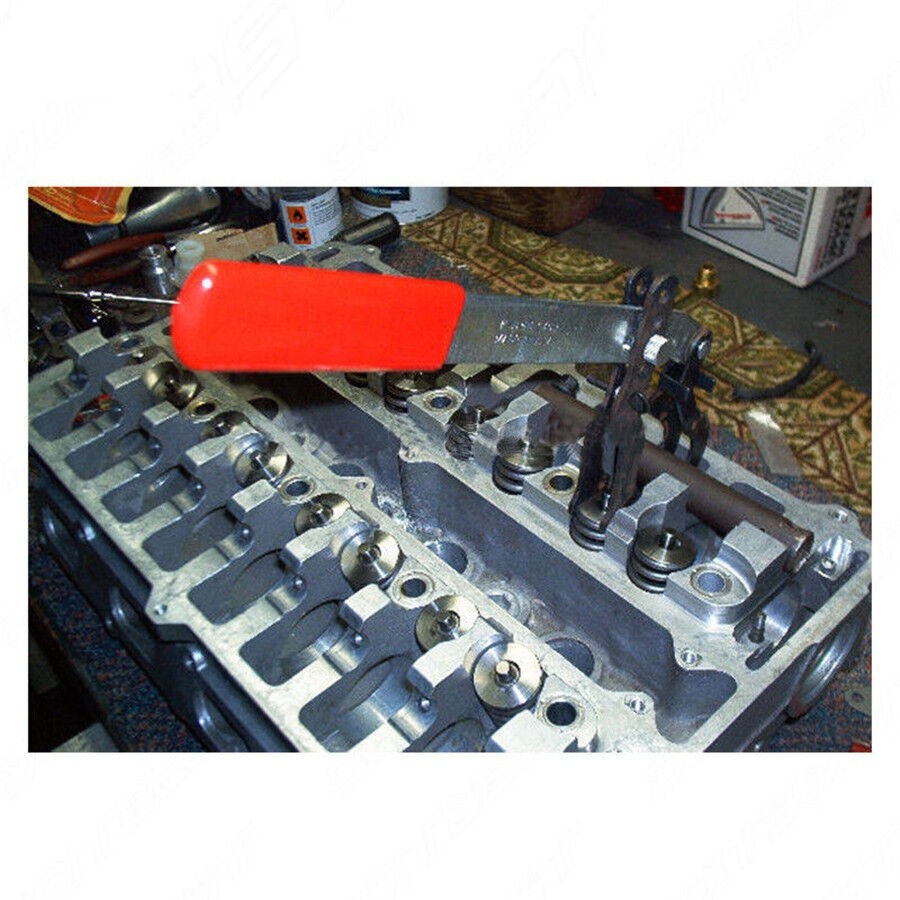 Valve Spring Compressor Lever Type OHV/OHC Engine Seal Keeper Removal Tool Kit