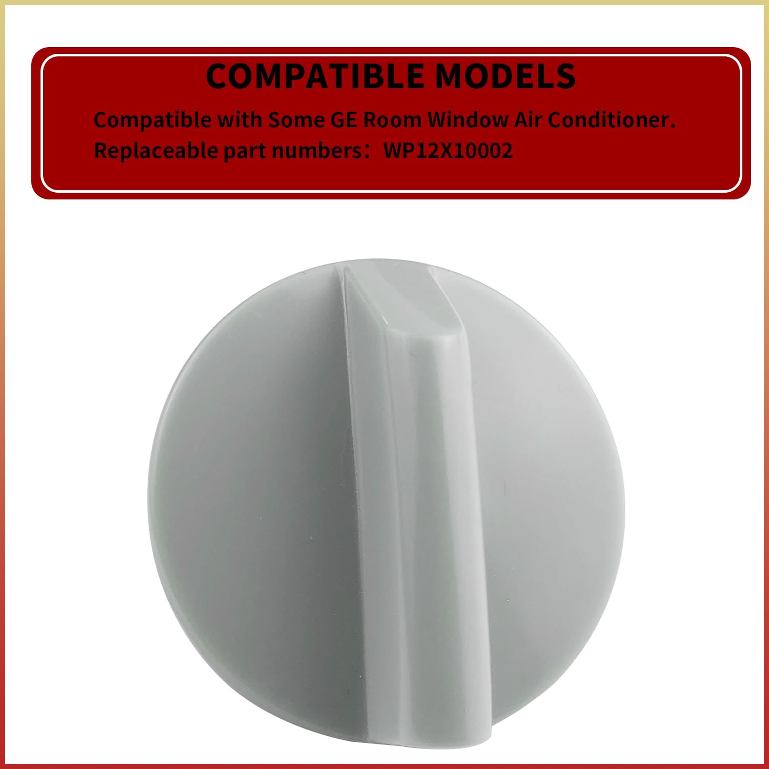2 Pcs WP12X10002 Air Conditioner Control Knob Replacement Part - Plastic