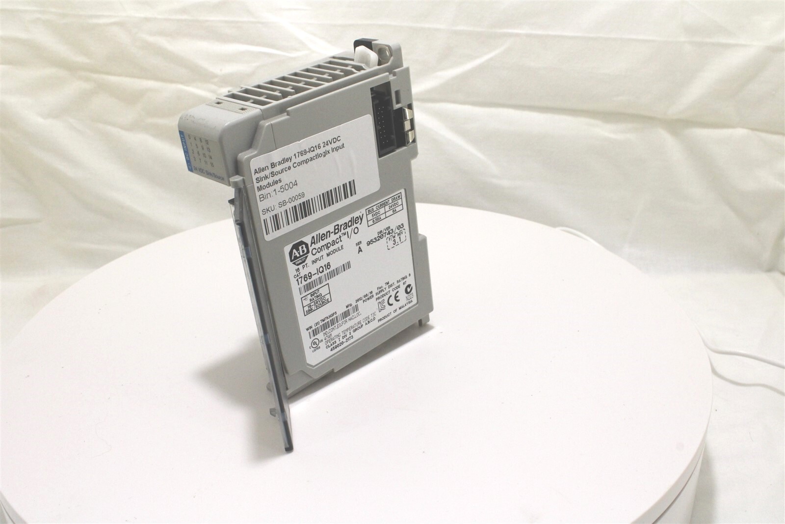 Allen Bradley 1769-IQ16 24VDC Sink/Source Compactlogix Input Module