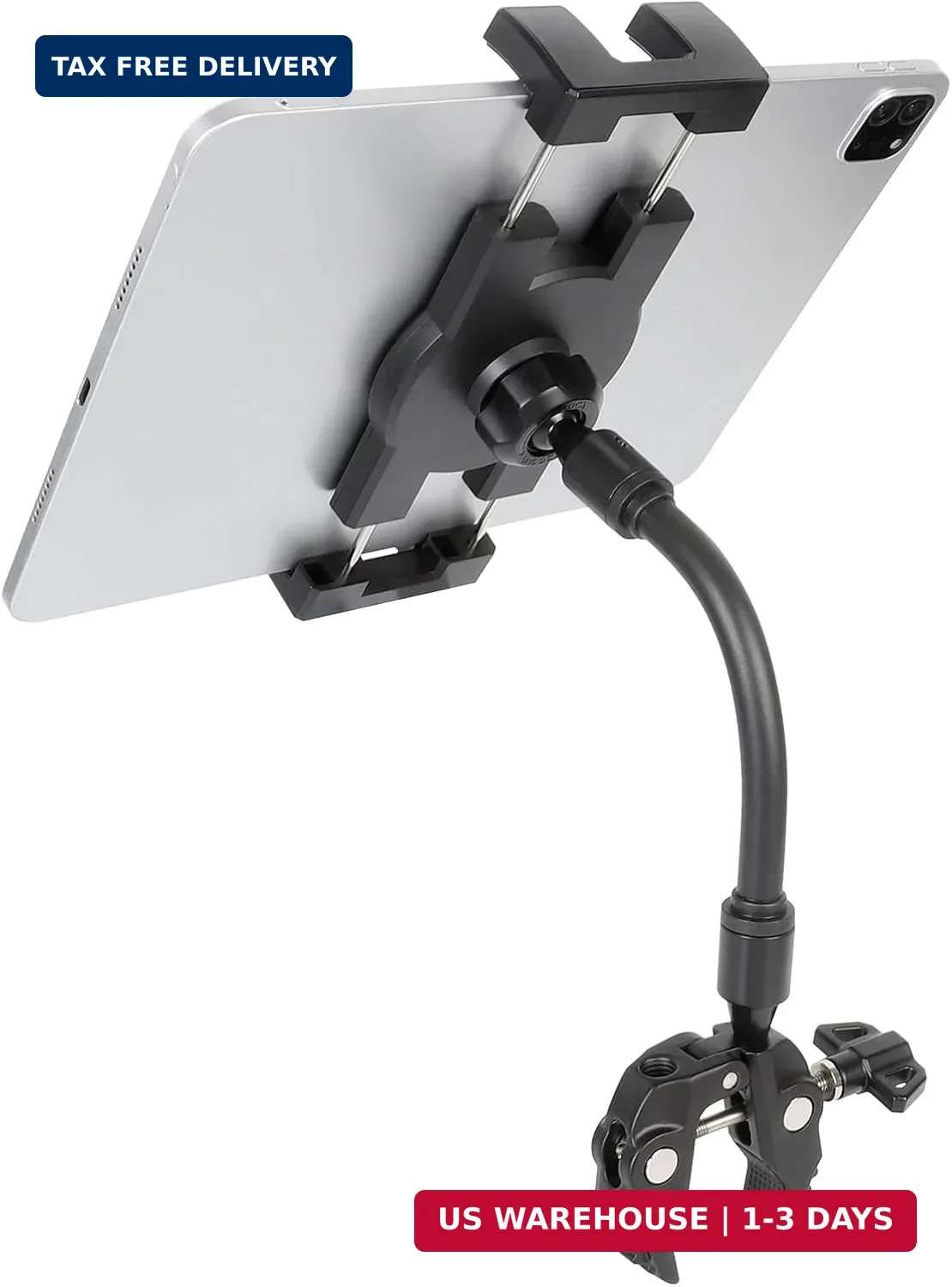 iPad Yoke Mount, Holder Clamp Mount for Aircraft, 360° Rotation Adjustable Al...