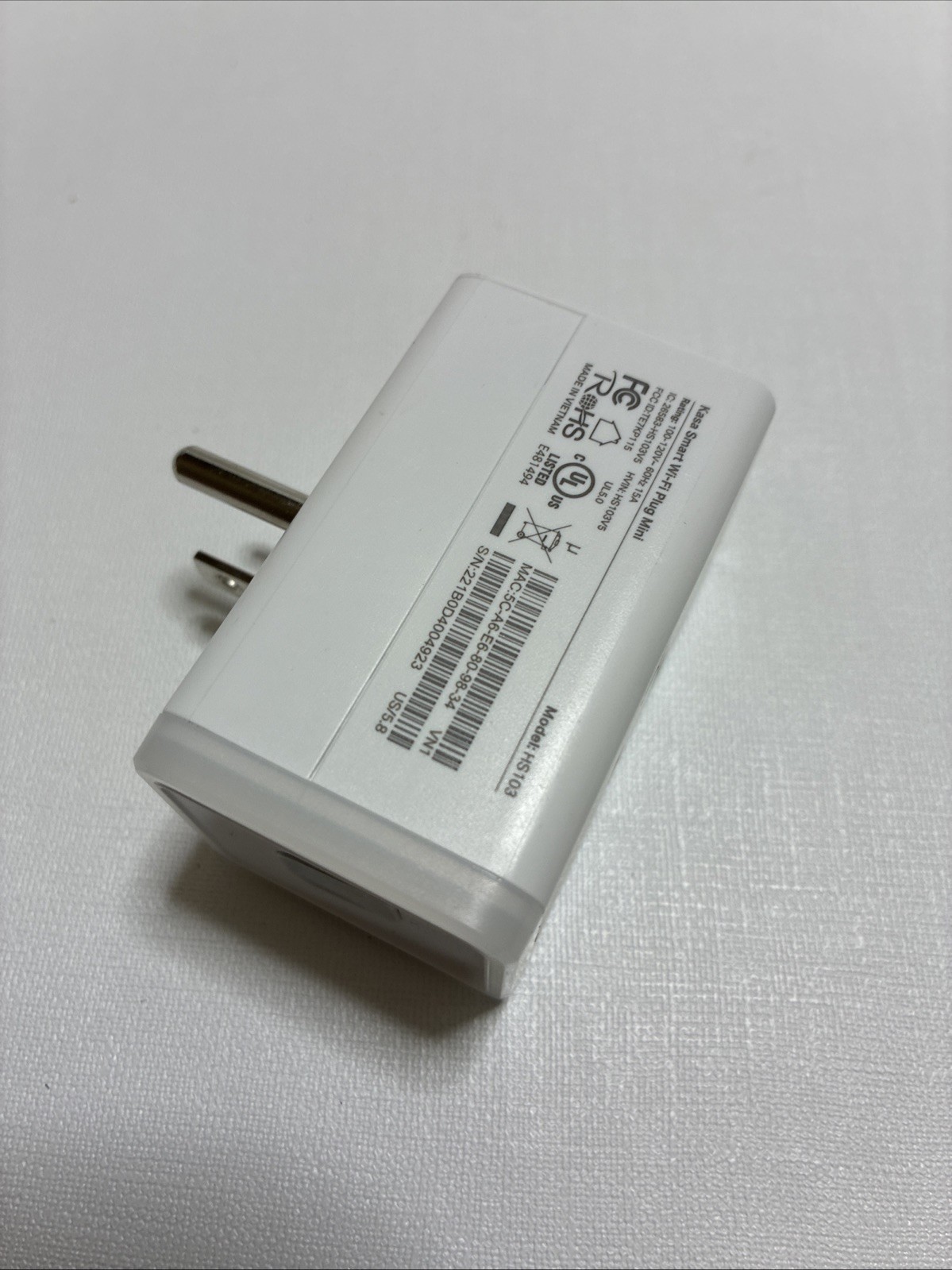 TP-LINK HS103 Kasa Smart Wi-Fi Plug Mini