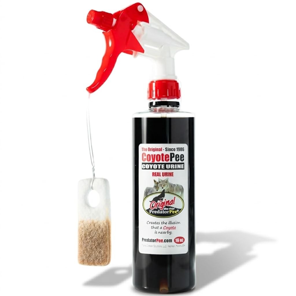 PredatorPee 100% Coyote Urine Kit Territorial Marking Scent Kit Creates Predator