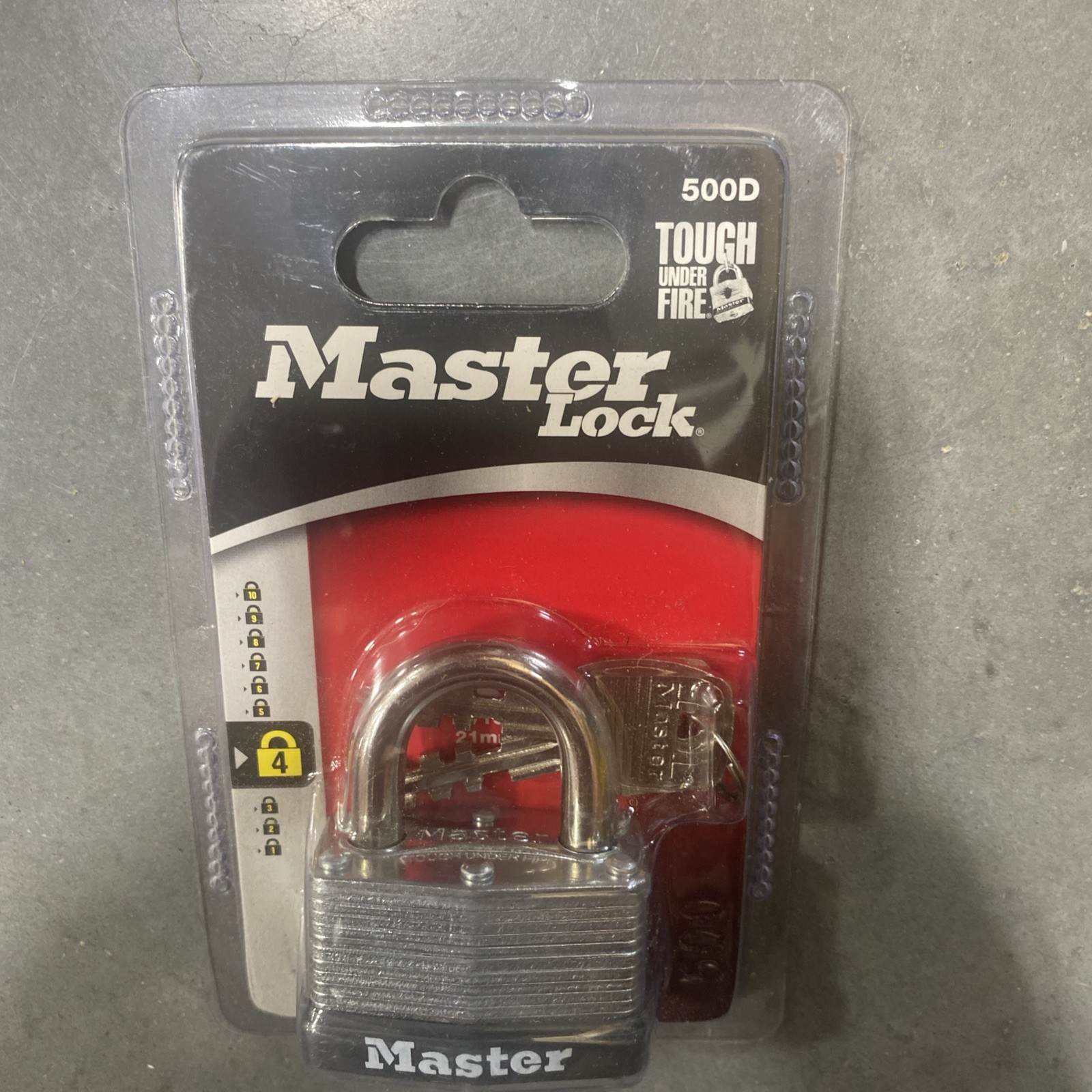 Master Lock 1 3/4in. Warded Padlock, Model# 500D