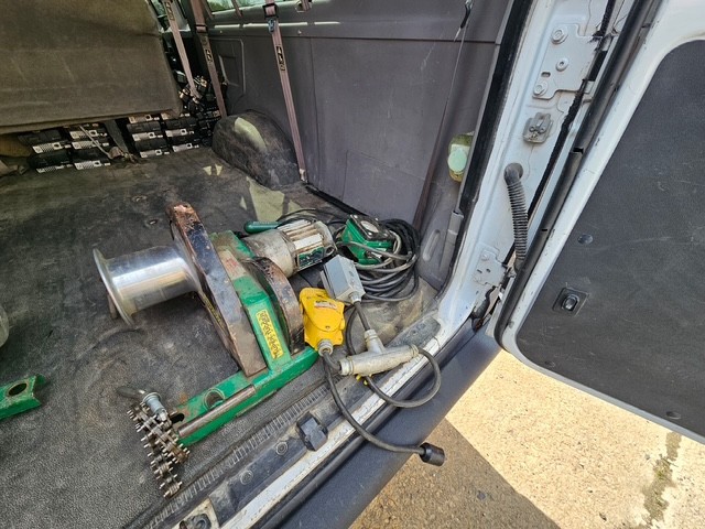 Greenlee 6001 6500lb Puller NICE FULL KIT WITH EXTRAS