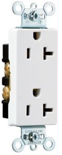 Pass & Seymour 26342 RED GRD DPLX RCPT NEMA 5-20R 20A 125V Red Outlet
