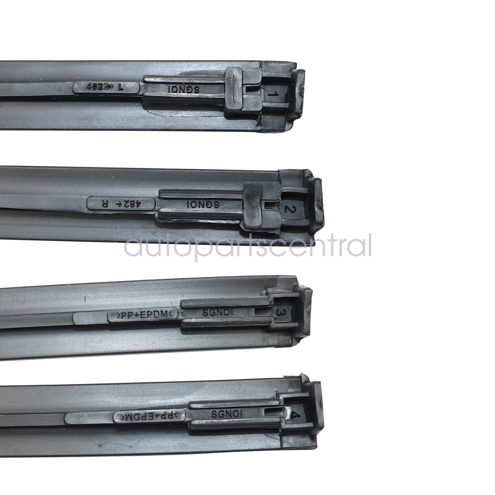 2 x Roof Drip Moulding Left & Right Side fit for Toyota 2007-11 Yaris Sedan US