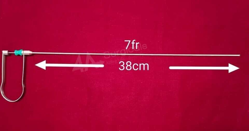 4A PCNL U HANDLE TRIPRONG GRASPER FORCEP 7fr/38cm + SINGLE CHANNEL BRIDGE
