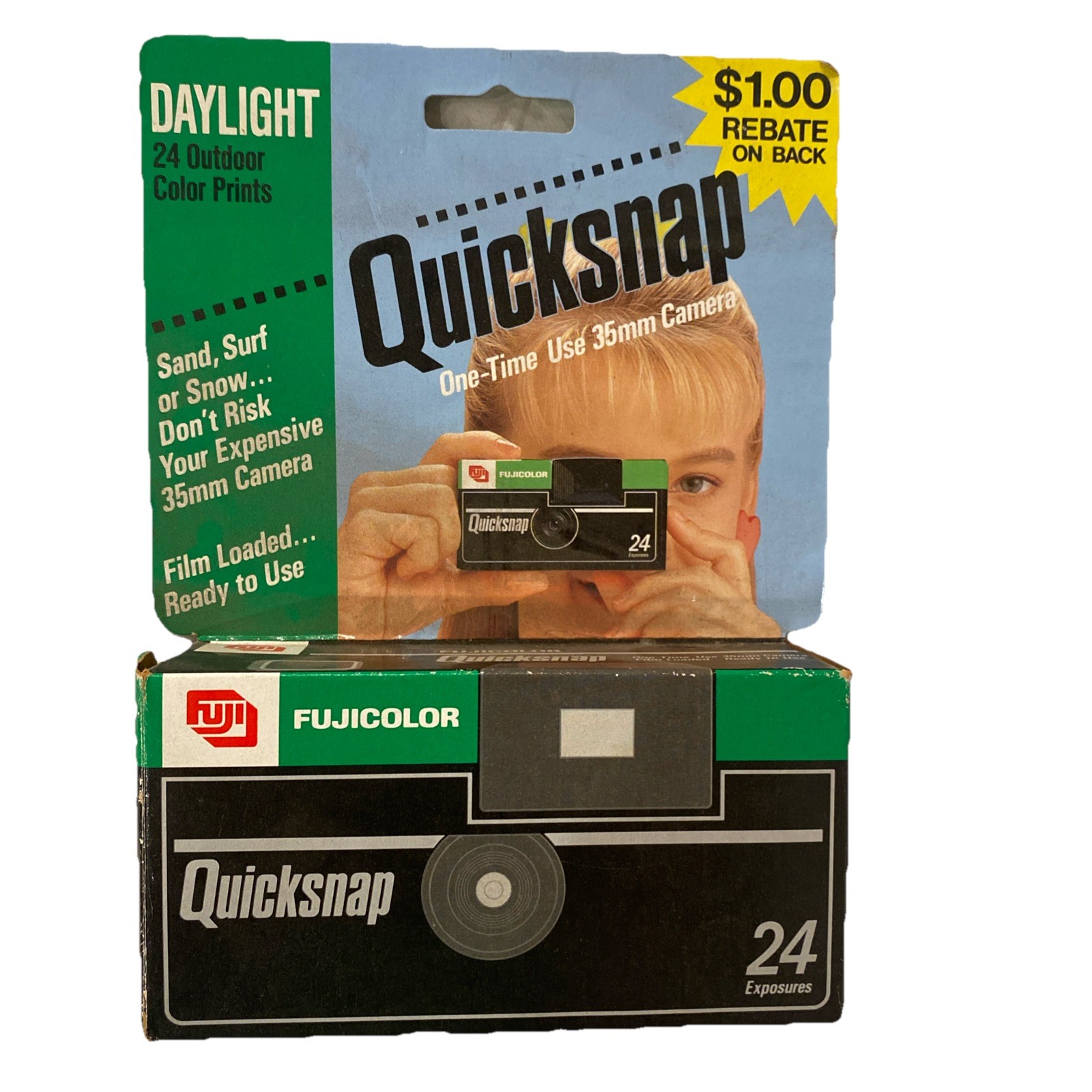 Quick snap Vintage 1992 Never Used!!! Sealed Inside!! ISO 400 Color Single Use..