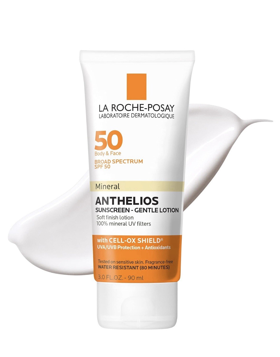 Lot Of 2 La Roche-Posay Anthelios 50 Mineral Sunscreen 3Oz Gentle Lotion Ex 2027