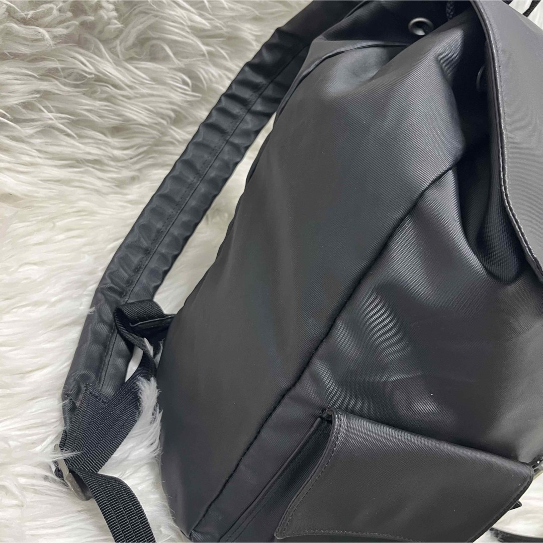 Paul Smith Rucksack Bag Drawstring Flap Black From Japan