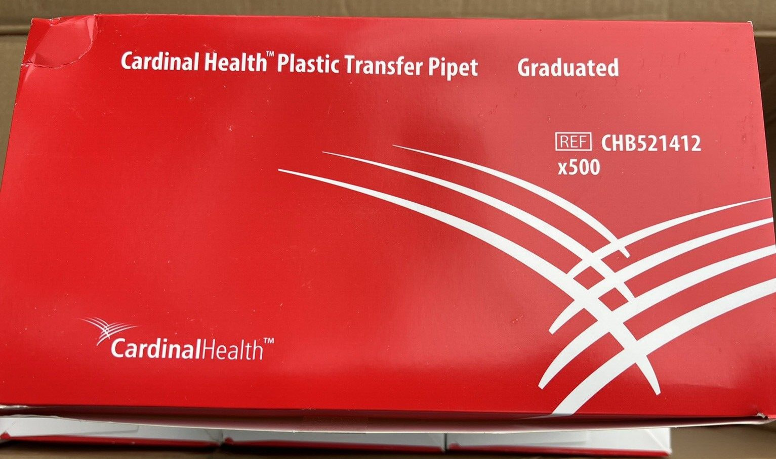 Plastic Transfer Pipet  Large Bulb Cardinal CH521412 Graduated 6.22'' Lot of 500