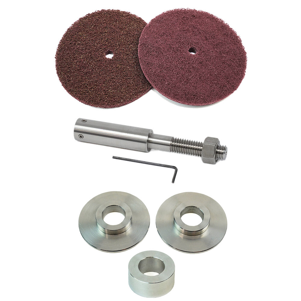 Bench Grinder Conversion Kit | Shaft Extension Buffer Polishing Buffing Pads