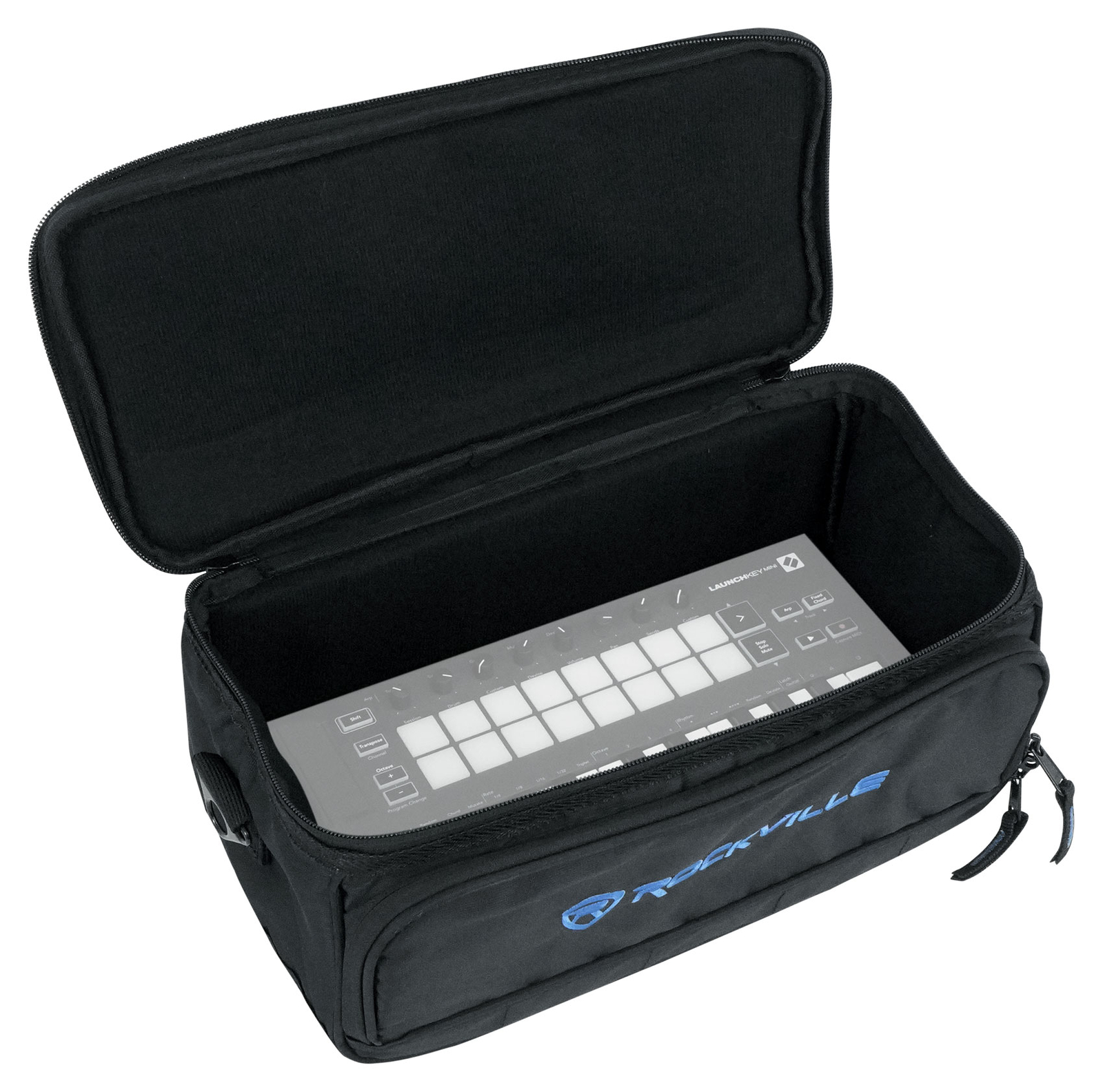 Rockville MB147 DJ Gear Mixer Gig Bag Case 14" x 7" x 6.5" + 13" Laptop Pocket