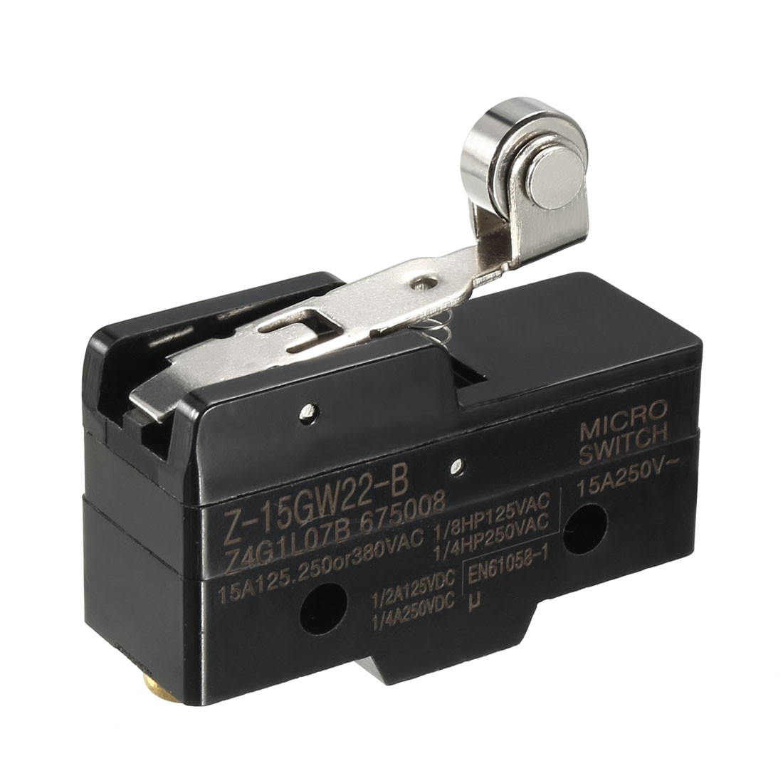 Z-15GW22-B 1NO + 1NC Hinge Roller Lever Micro Action Switch