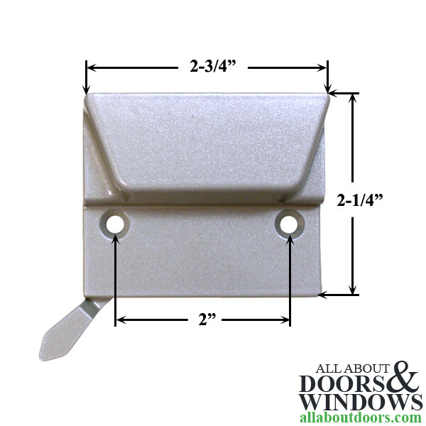 Non-Handed Casement Sash Lock - Choose color