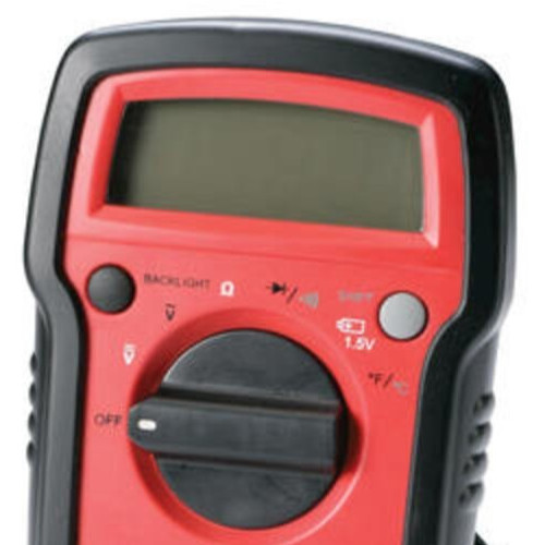 5" Auto Ranging 7 Functions Residential Digital Multimeter Rubber Housing