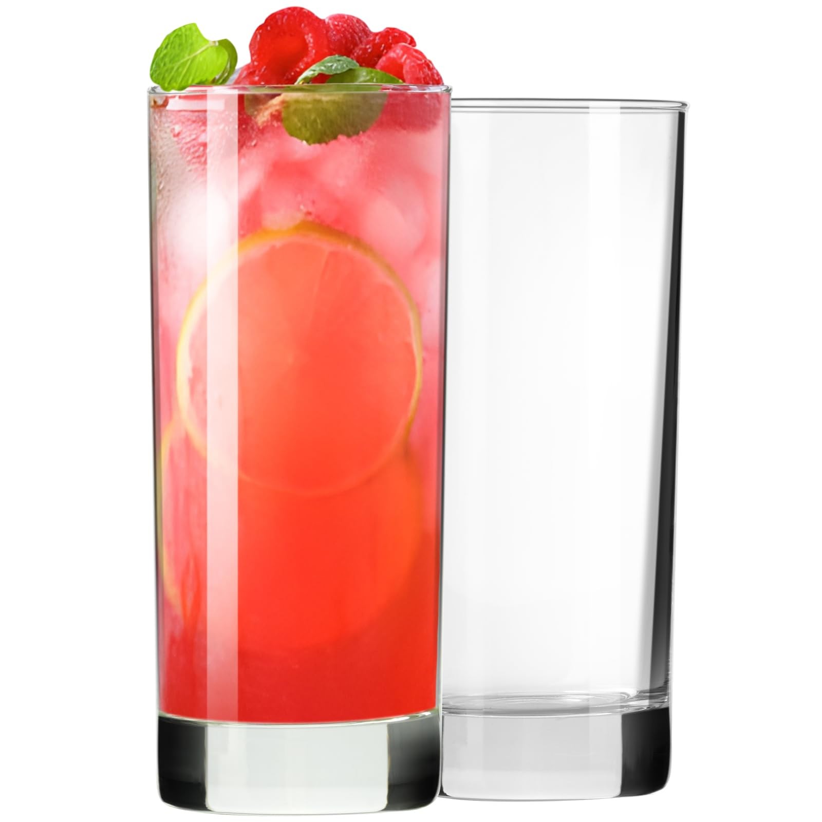 PARACITY Highball Glasses Set of 2, Drinking 10 2 pack, Transparent