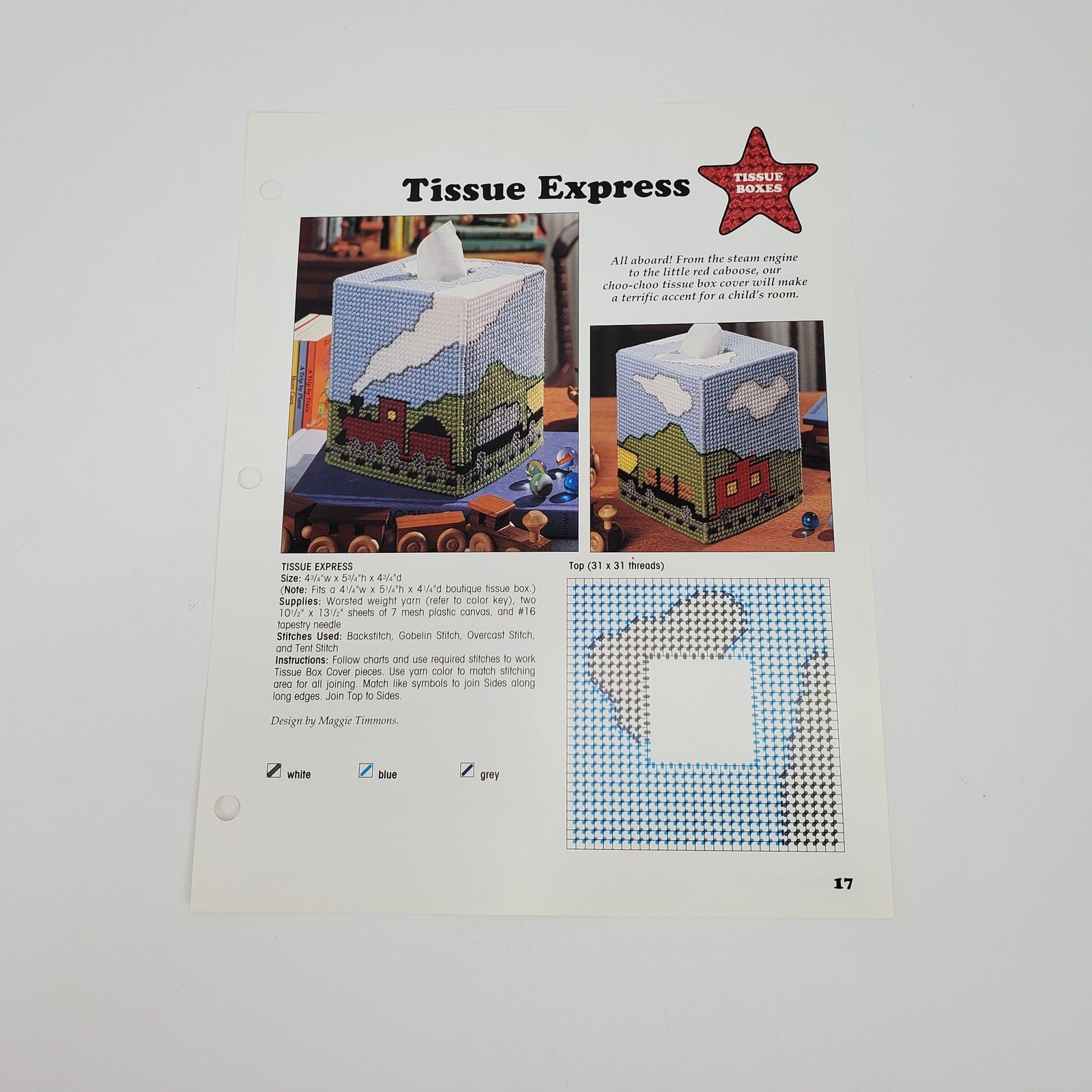 Plastic Canvas All Stars 1995 Leisure Arts 6 Patterns from Patternpak 8