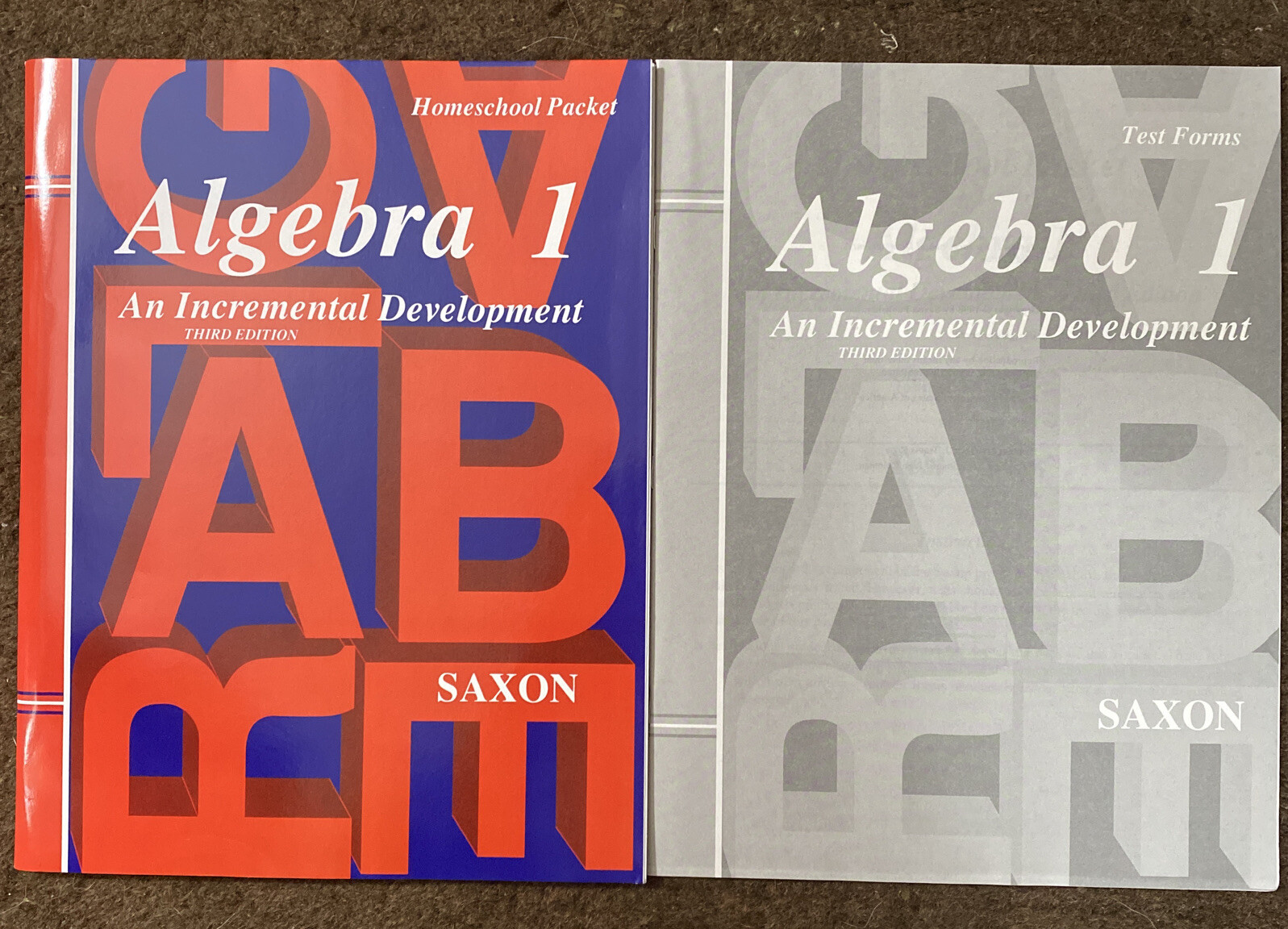 saxon algebra 1 (3rd edition) Answer Key & Test forms (Brand New) (NO textbook)