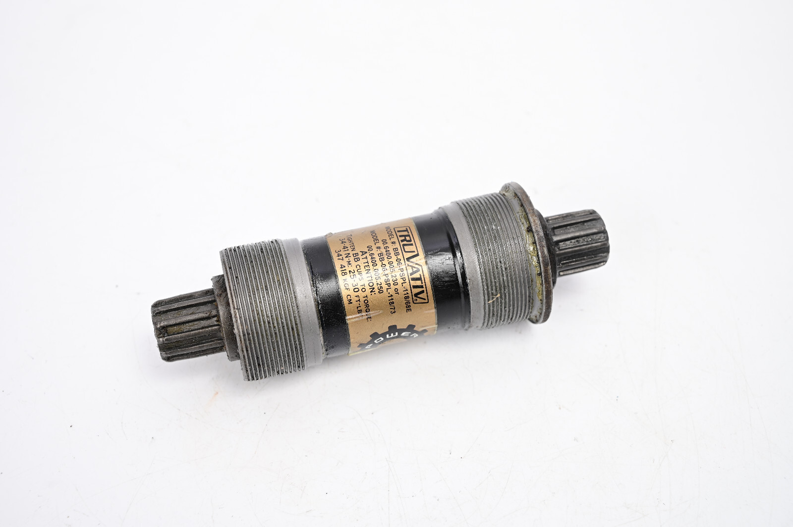 TRUVATIV 68 x 113mm PowerSpline Bottom Bracket Descendant BSA English 1.37 x 24t