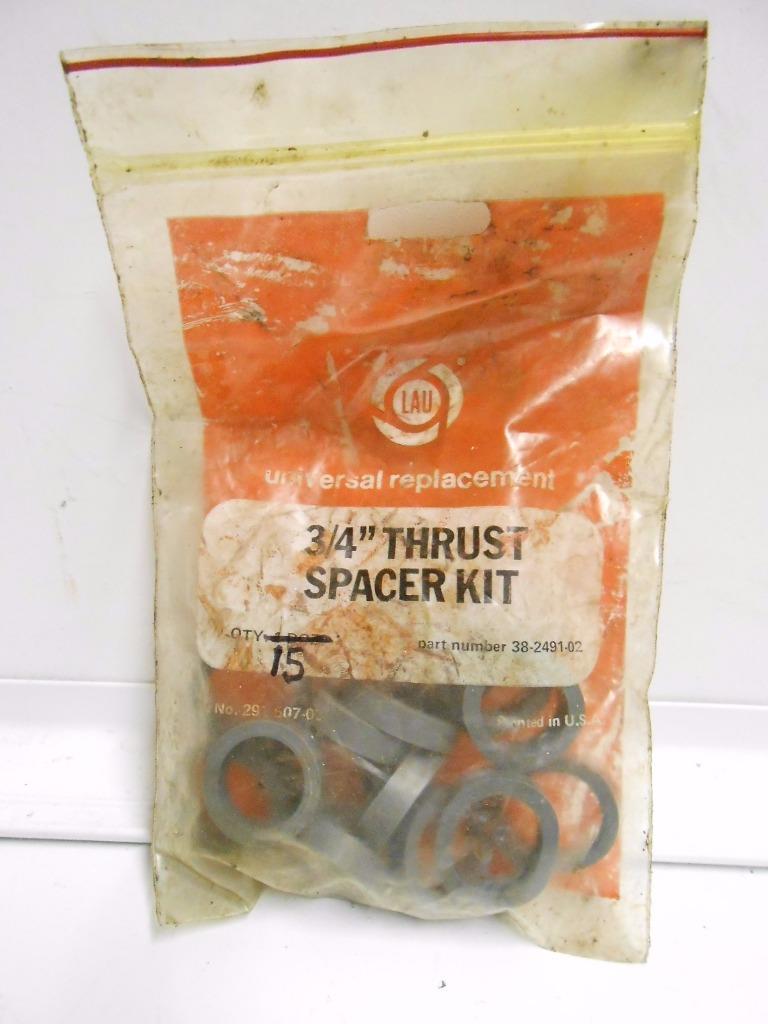 LAU 38-2491-02 / 38249102 3/4" Thrust Spacer Kit, 15 pieces in pack NEW!