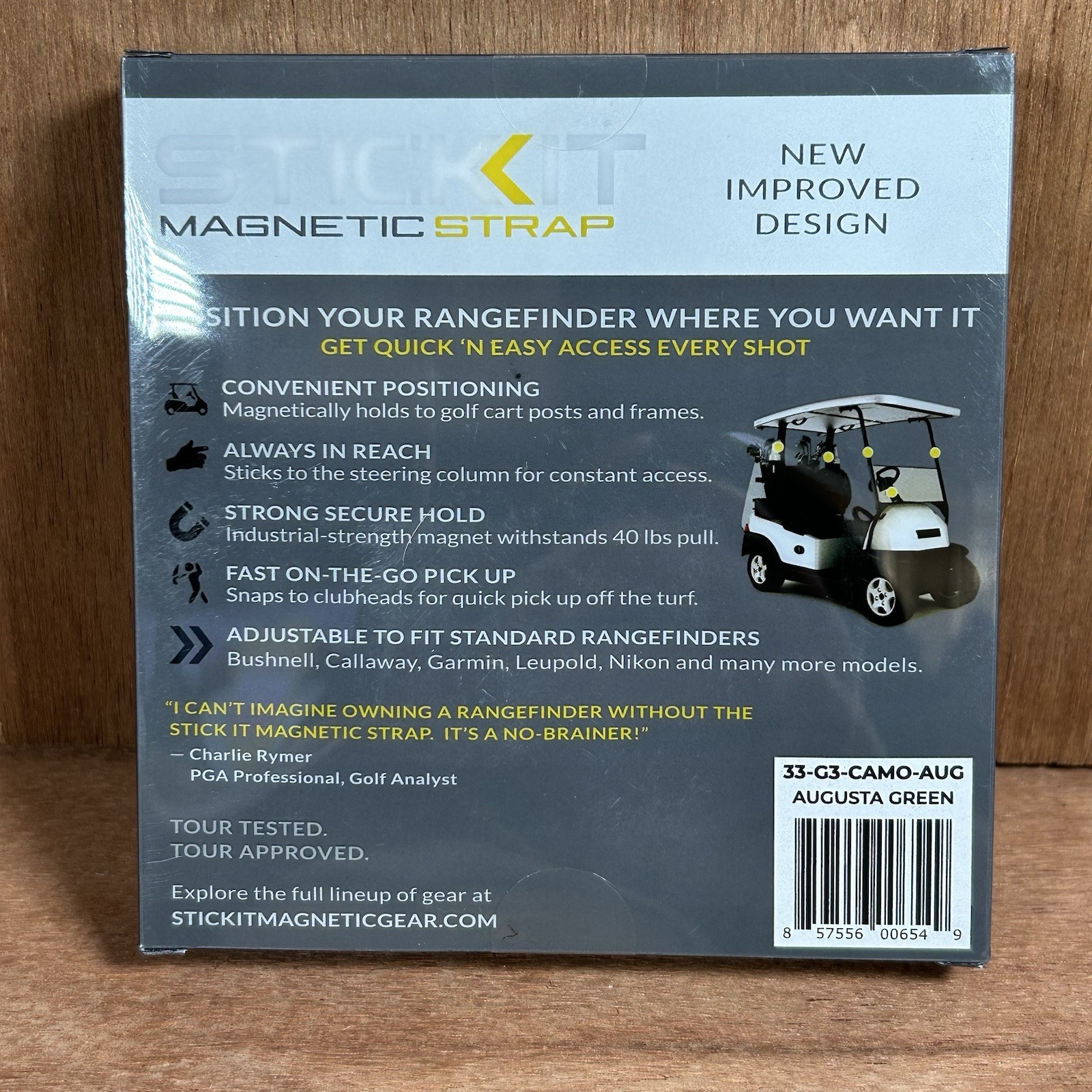Stickit magnetic Rangefinder Strap Camouflage Quick & Easy Access 4 Every Shot