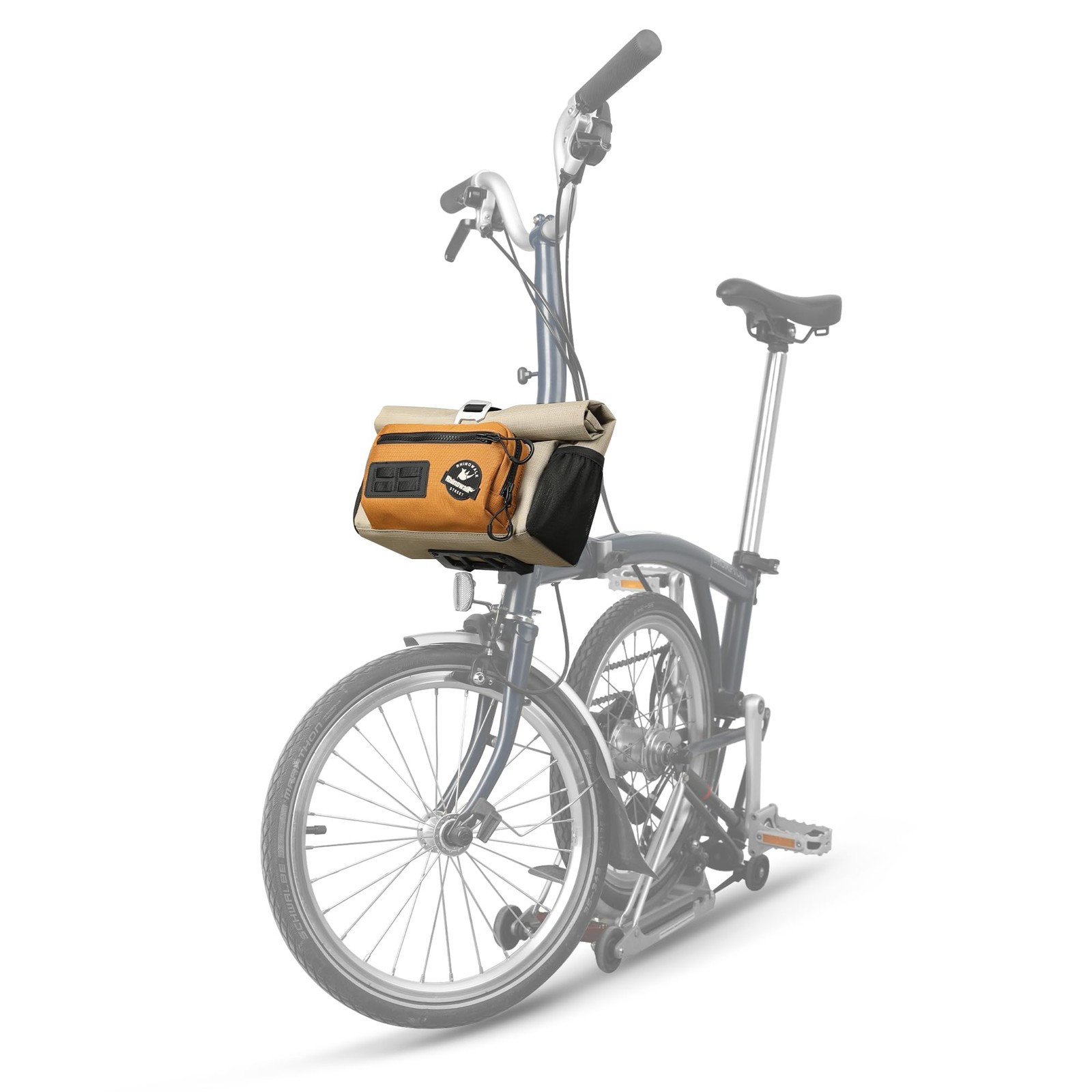 Rhinowalk Handlebar Bag for Brompton Folding Bike Waterproof 2-in-1 Shoulder ...