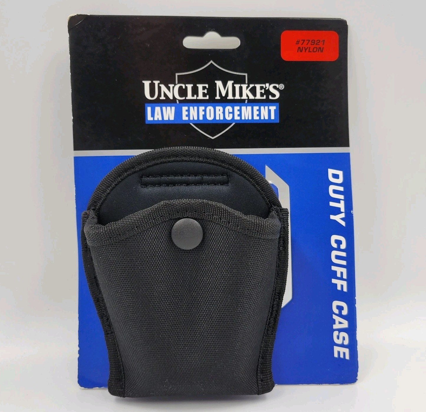 Uncle Mike's Law Enforcement Duty Cuff Case 77921 Nylon Kodra Gear Snap Open Top