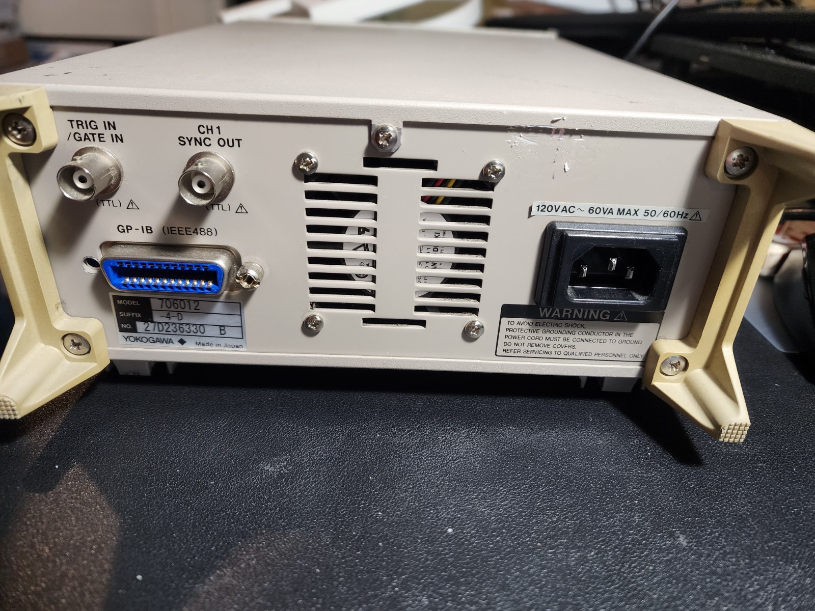 Yokogawa FG120 2MHz Synthesized Function Generator/For Parts/Error 503
