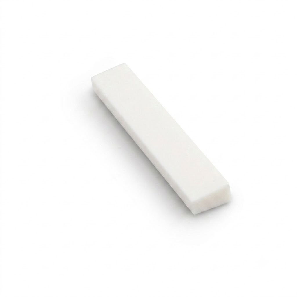 Hosco Trapezoid Bone Nut For Acoustic Guitars 53 x 10 x 4,5/6 mm F-3301